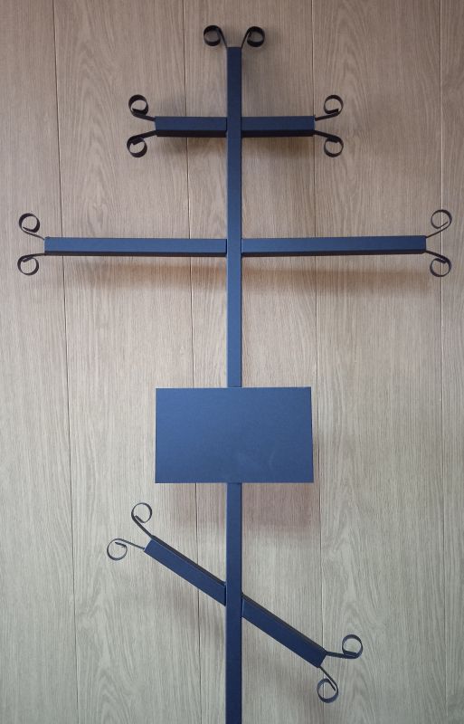 Крест металлический №40 сред.