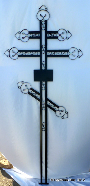 Крест метал.средний двойной №25 Дабл