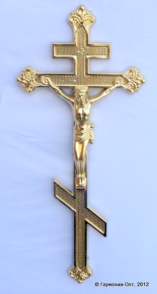 Крест (золото) пластик